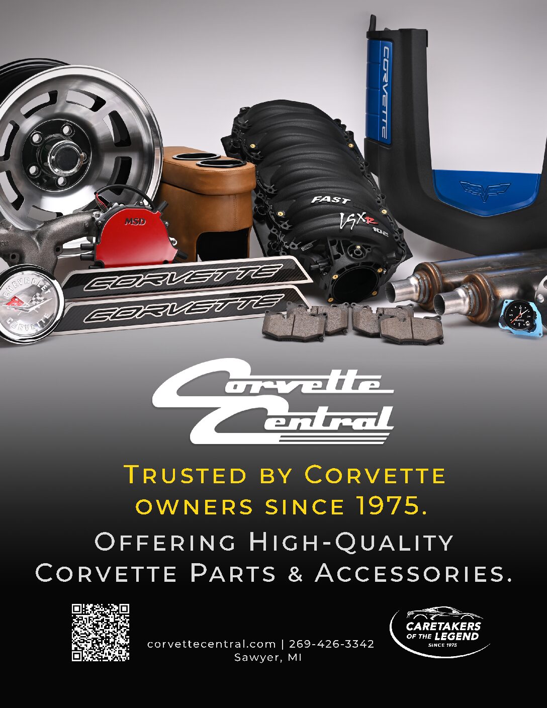 Corvette Central: make it yours, with parts for every generation of Corvette